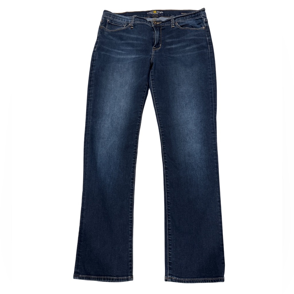 Lucky Brand Women's Blue Jeans. Model: brooks straight. Size 14/32 ankle